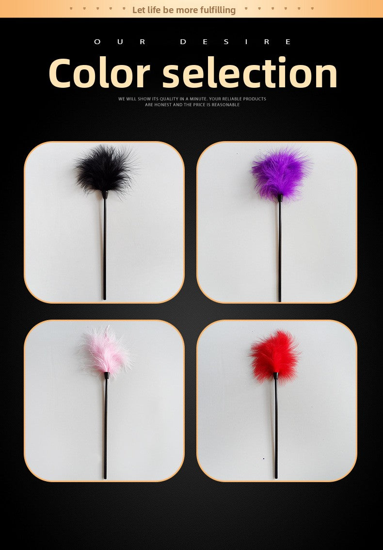Feather Sex Toys SM Feather Brush Teasing Stick Couple's Fun Male and Female Bed Adult Toys Alternative Manufacturer
