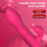 Female Strong Vibration Dual-Head Massage Teasing G-Spot AV Vibrator Patting Masturbator Adult Sex Toys