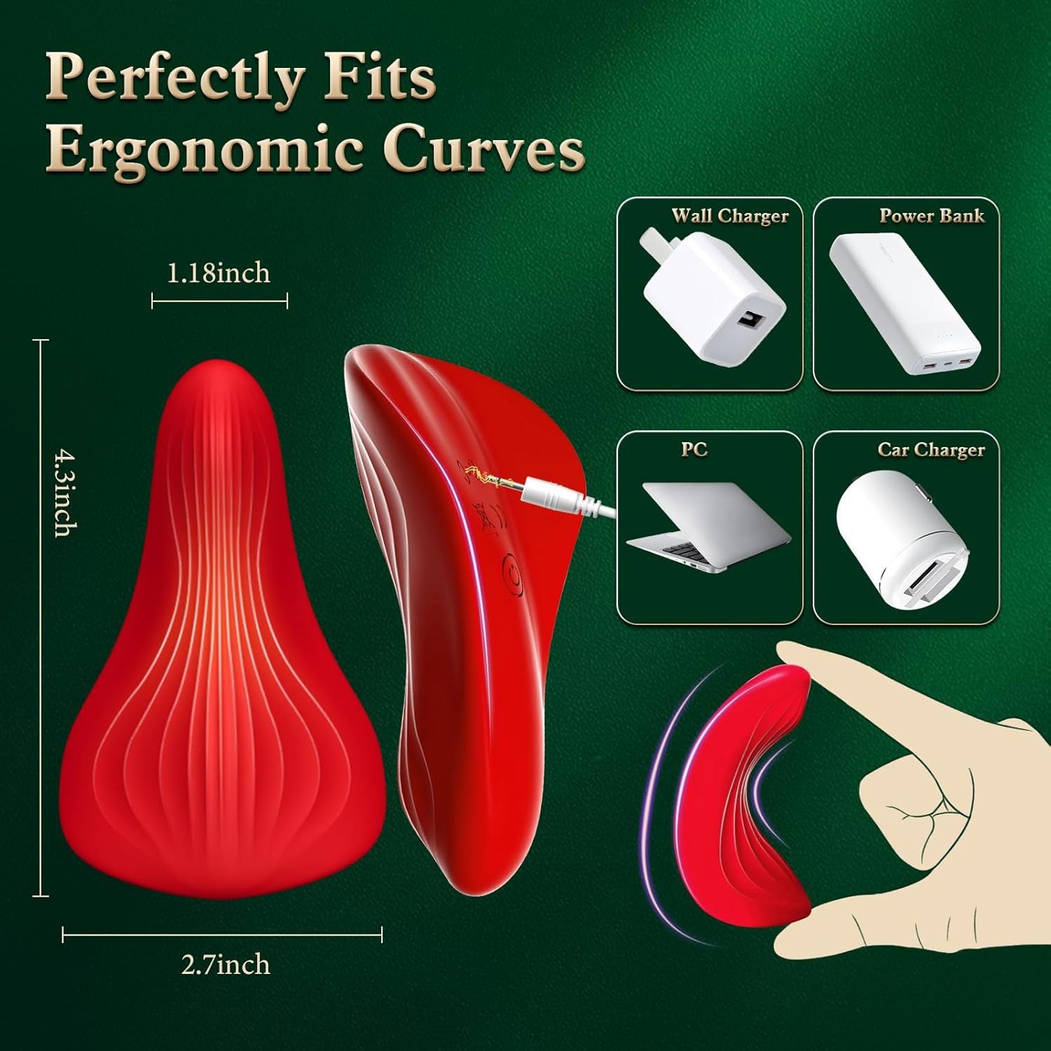 AITT Female Toy Strong Vibration Silent app Remote Control Vibrator for Outdoor Wear, Sexy Instant Trendy Magic Vibrator