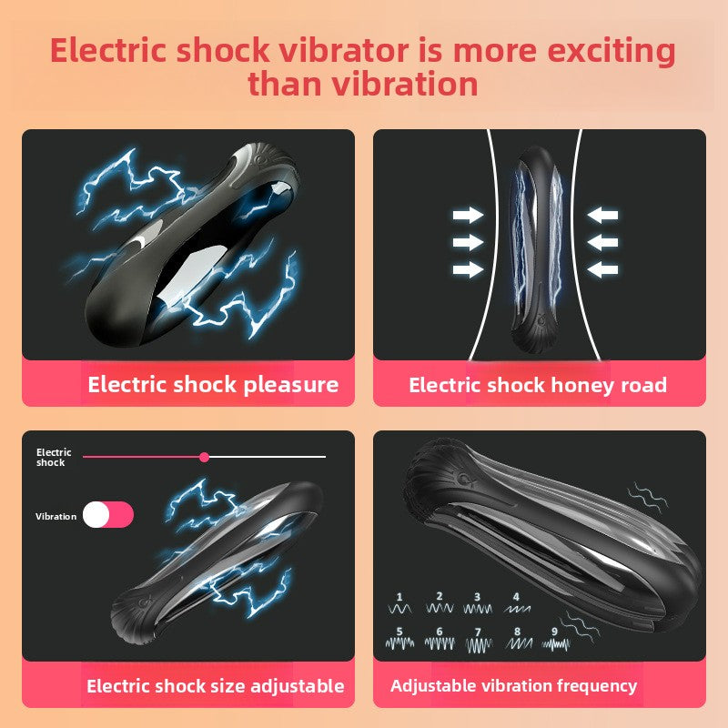 Strong Vibration Current Vibrator Female Masturbator Microcurrent Pleasure Adult Toy Electric Shock Product Vibrator