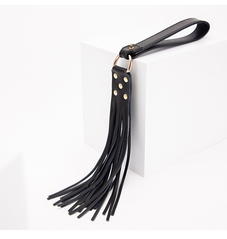 High-end SM Props Genuine Leather Collar Whip Female Slave Training Bondage Tools Mouth Gag Handcuffs