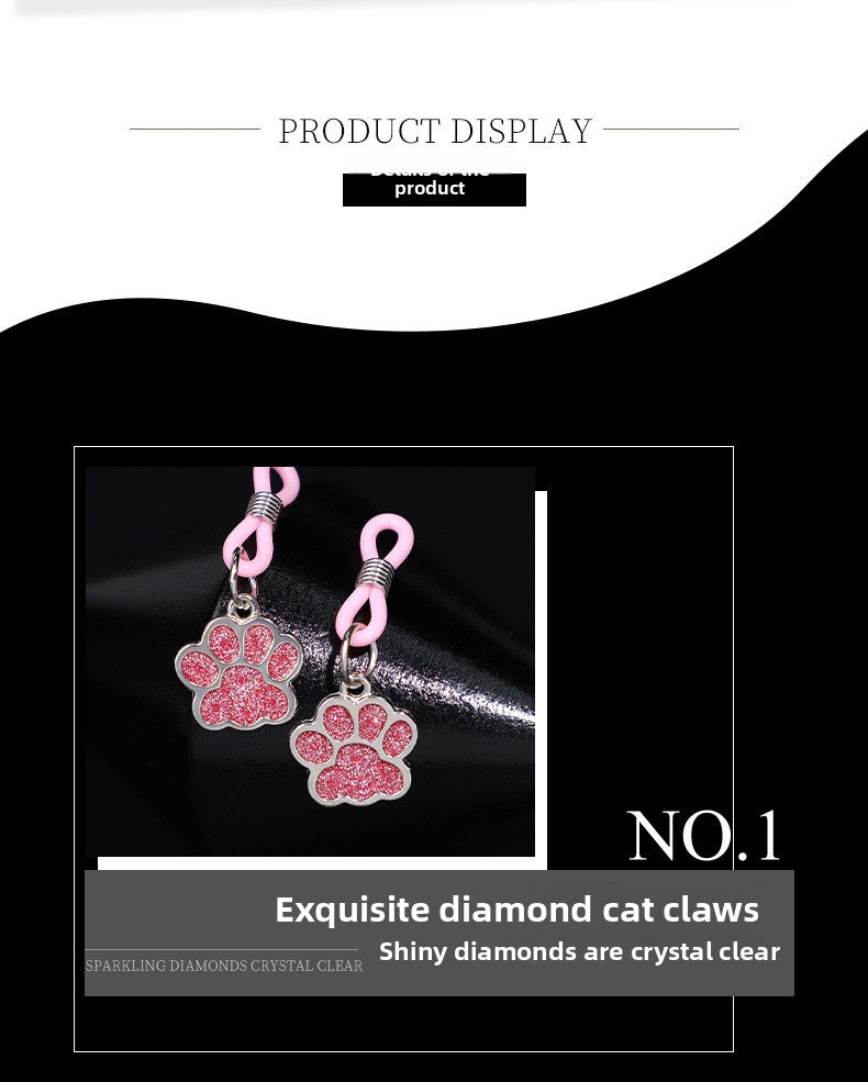 Sex Toys Props Flash Diamond Cat Claw Nipple Clips Female Teasing Invisible Breast Bundle Adult Products Double Peak Nipple Clips