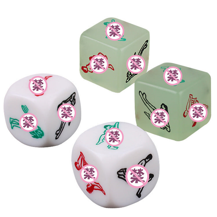 Sexy Dice Luminous Dice Couple Foreplay Flirting Toys Dice Adult Products Gift