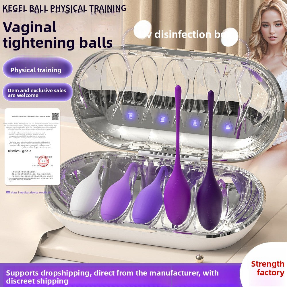 New Product OEM Postpartum Recovery Belt with Disinfection Box for Protecting Women's Private Parts Kegel Ball Vaginal Dumbbell Exerciser