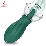 Clitoral Tongue Licking Sucking Device Breast Massage Vibrator Adult Sex Toys Female Masturbator