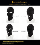 SM Adult Sex Toys Elastic Fabric Open Mouth Open Eyes Full Head Cover Face Mask Flirting Alternative Toys