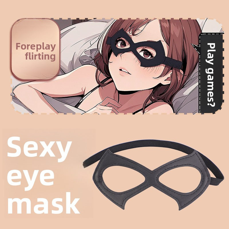SM Props Sexy Eye Mask Couple Flirting Teasing Role Play Cat Girl Light Blocking Eye Mask Adult Products