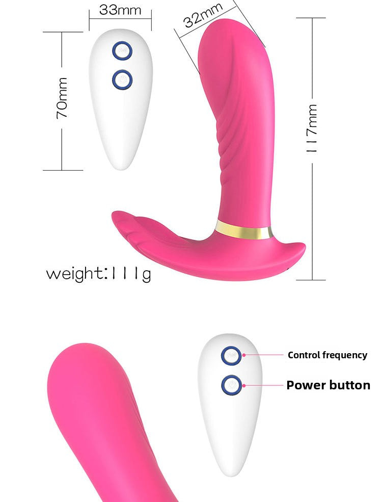 Wireless Remote Control Female Wearable Vibrator Dildo G-Spot Masturbator Constant Temperature Heating Adult Sex Toy