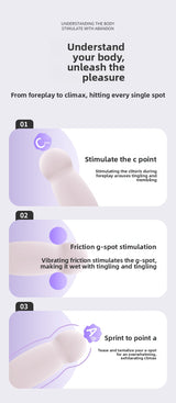 Heated Telescopic Vibrator Strong Vibration Adult Female Toy Insertable Female Masturbation Vibrator Sex Toy