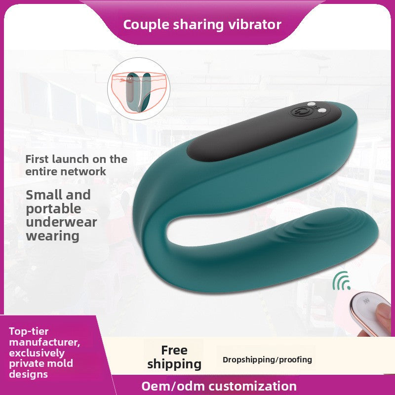 Female Vibrator Panties Wearable Vibrator U-Shaped Shared Outdoor Flirting Product Remote Control Vibrator