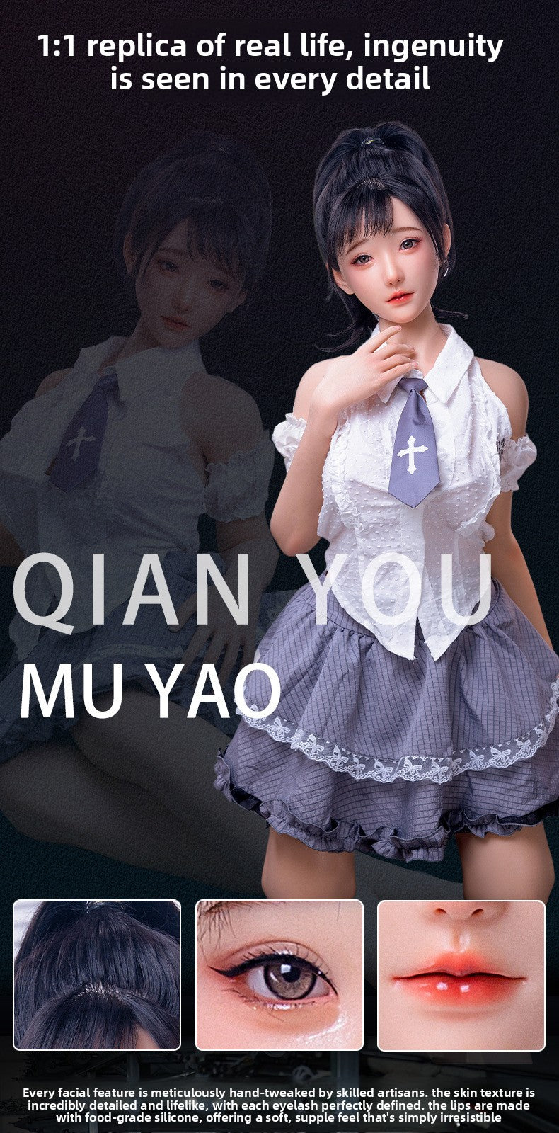 Full Silicone Doll Adult Sex Toys Male Non-Inflatable Doll Full Body Realistic Life-Size Silicone Doll