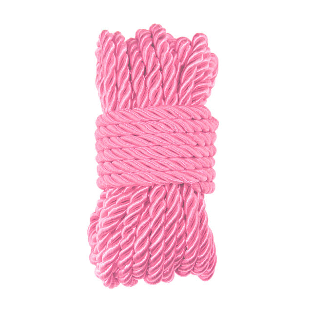 Bondage Restraint SM Props Multi-color Polyester Silk Rope 10m Erotic Bondage Rope Training Female Slave Adult Products
