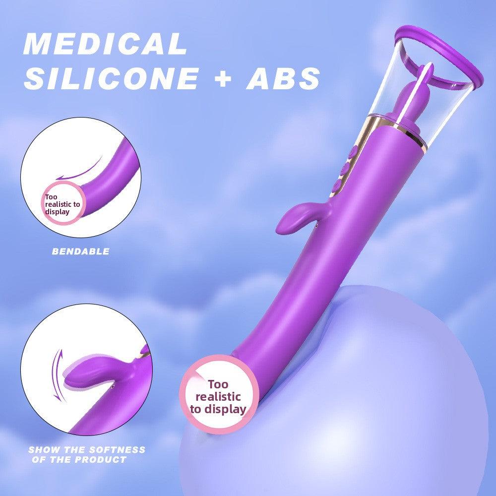 Sucking vibrator into the body for women, adult toy vibrating stick
