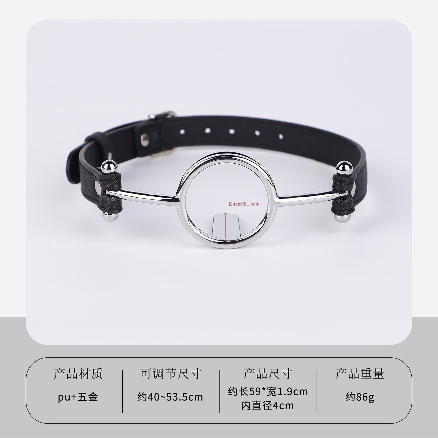 SM Props Sex Oral Ball Female M Training Deep Throat Oral Bite Ring Forced Mouth Opening Bone Silicone Mouth Gag Cat Whiskers Mouth Shackle