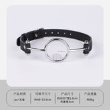 SM Props Sex Oral Ball Female M Training Deep Throat Oral Bite Ring Forced Mouth Opening Bone Silicone Mouth Gag Cat Whiskers Mouth Shackle