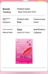 Fruity Oral Sex Mask for Men and Women, Cunnilingus Mask for Couples, Intimate Flirting Tool, Adult Sex Toys