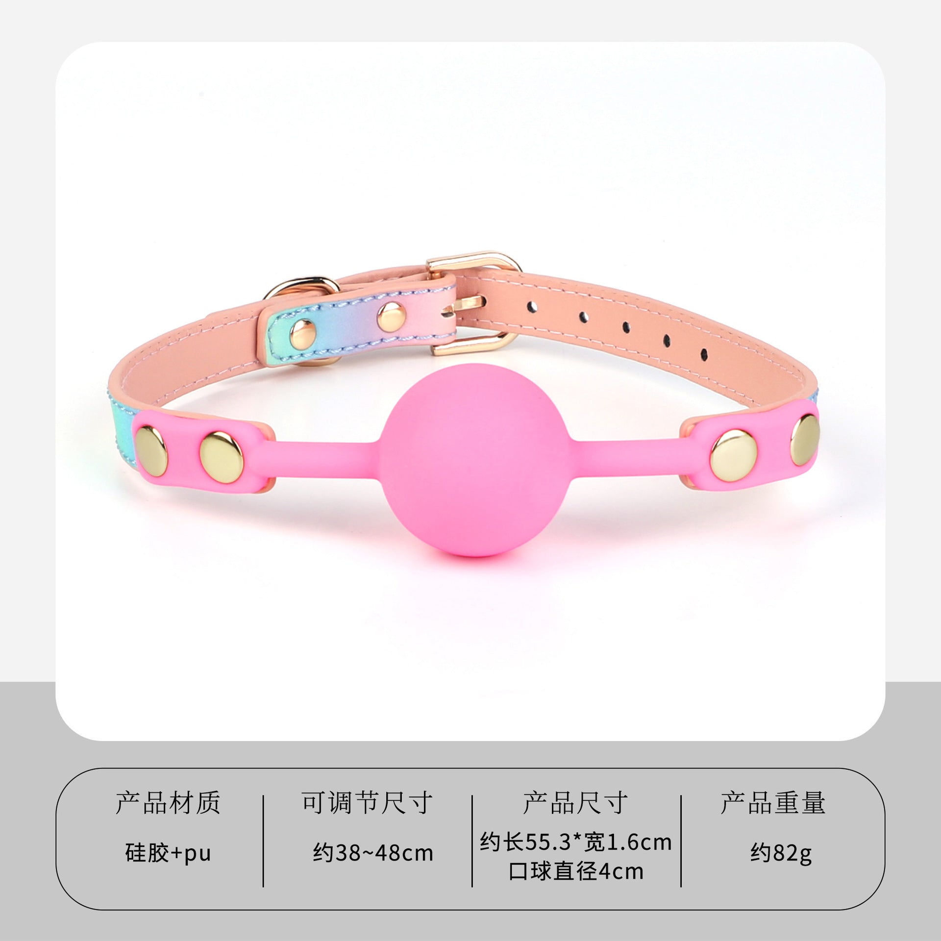 SM Props Sex Oral Ball Female M Training Deep Throat Oral Bite Ring Forced Mouth Opening Bone Silicone Mouth Gag Cat Whiskers Mouth Shackle