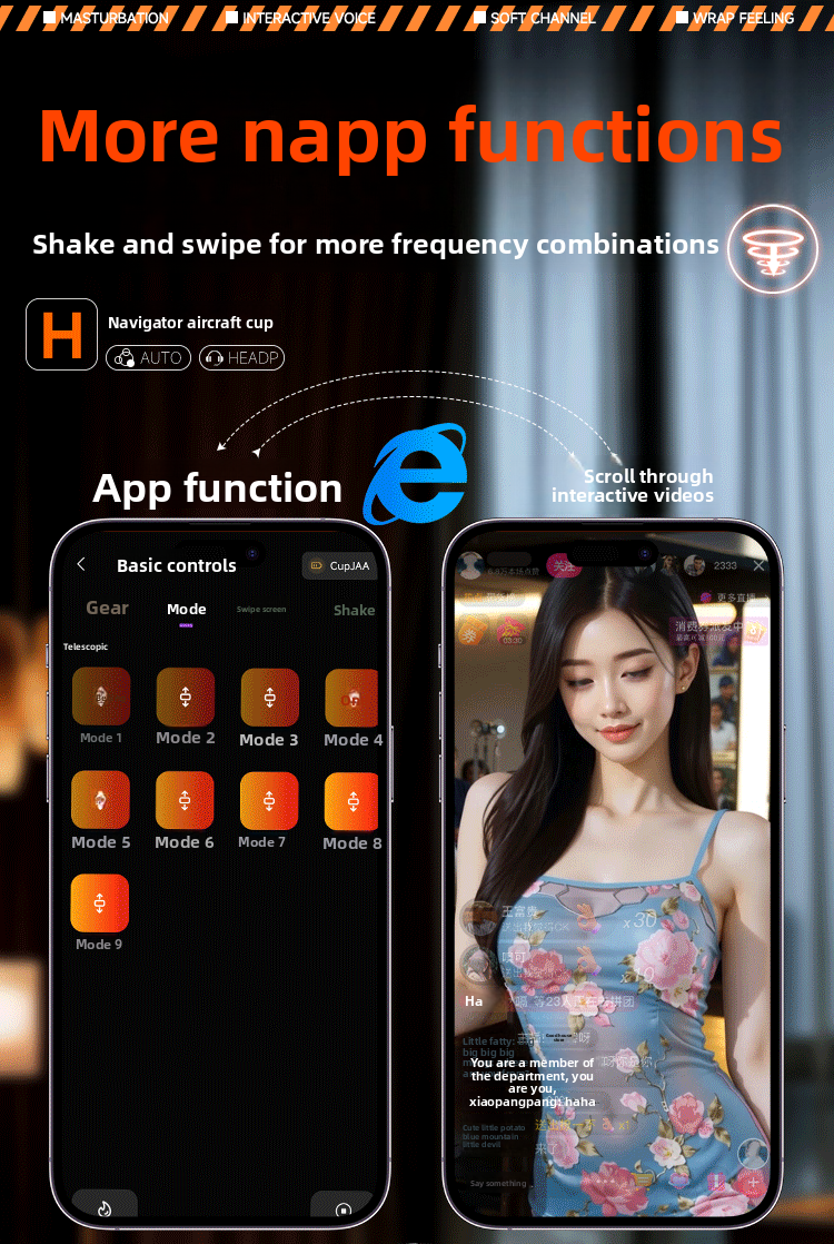 New Product Fully Automatic Intelligent App Telescopic Heating Aircraft Cup Penis Training Toy Male Masturbation Sex Toys