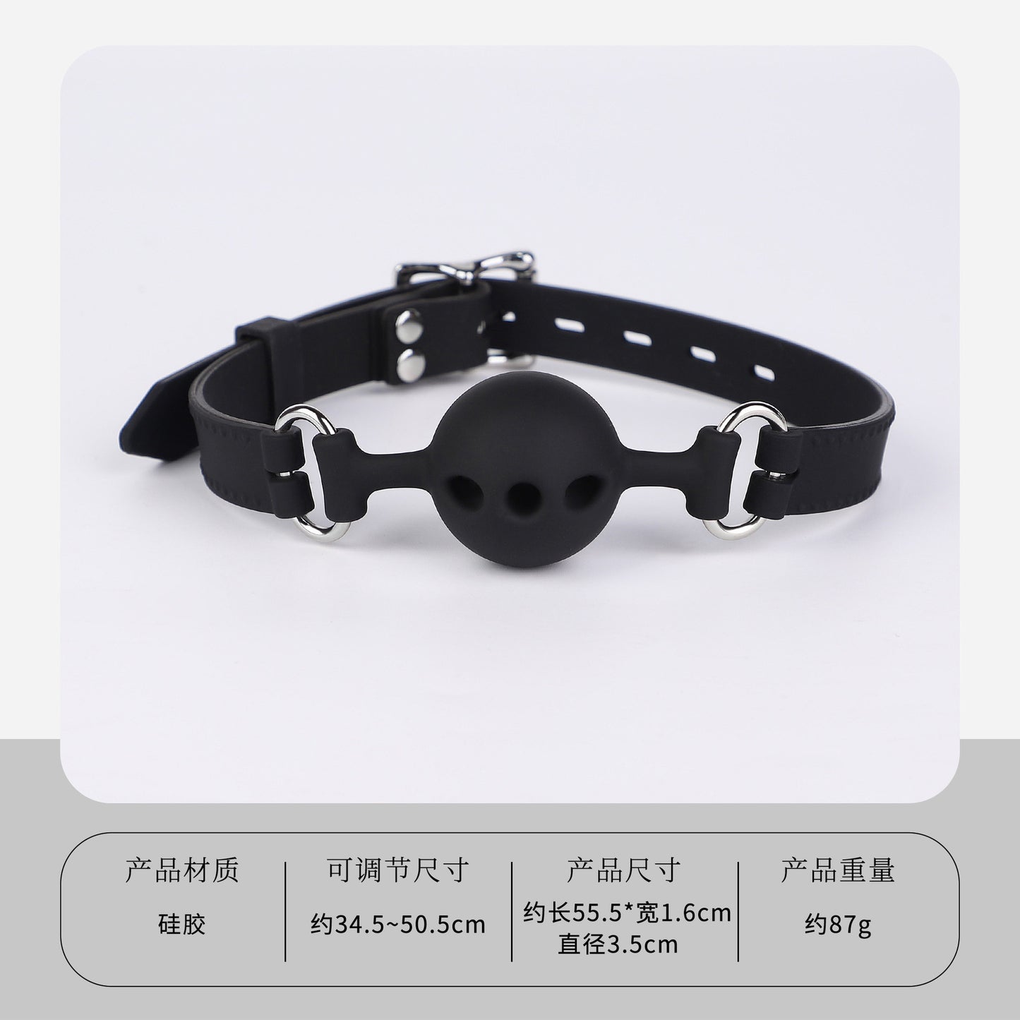 SM Props Sex Oral Ball Female M Training Deep Throat Oral Bite Ring Forced Mouth Opening Bone Silicone Mouth Gag Cat Whiskers Mouth Shackle