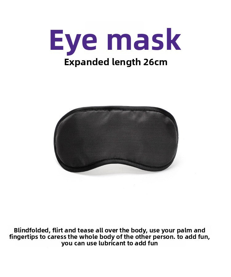 Adult Erotic Plush 10-Piece Set Female Leather Handcuffs Couple Flirting Bondage Restraint Alternative Sex Toys