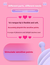 Ice Cream Vibrating Egg G-Spot Teasing Female Masturbator Multi-Frequency Mode Magnetic Charging Base