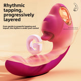 New three-in-one vibrator tongue licking and flapping vibrator G-spot flapping into I-person products female masturbator