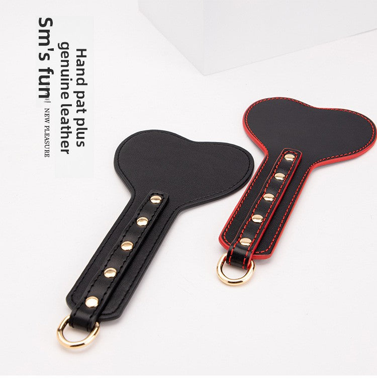 High-end SM Props Genuine Leather Collar Whip Female Slave Training Bondage Tools Mouth Gag Handcuffs