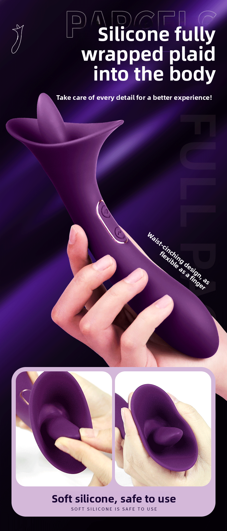 Tongue Licking Body Stick Adult Products Female Masturbator Female Vibrator