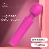 Female AV Wand Vibration 20 Frequency 8 Speed Handheld Massage Wand USB Charging Foreign Trade Hot Selling Sex Toys