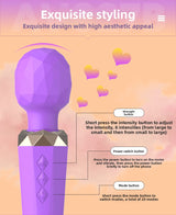 Cross-border crystal vibrator adult AV massage stick sex toys