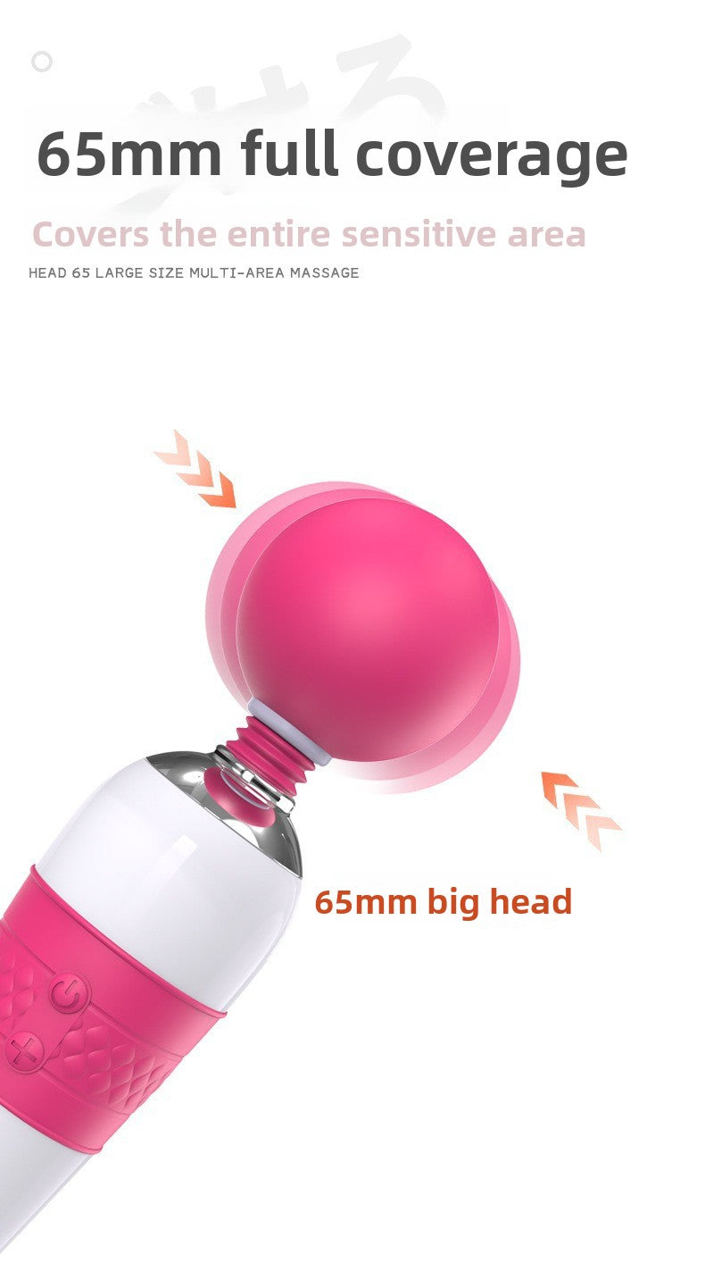 Female Sex Toys Factory Vibrator Female Instant Orgasm Masturbator Large Head Strong Vibration Adult Products AV Massage Stick