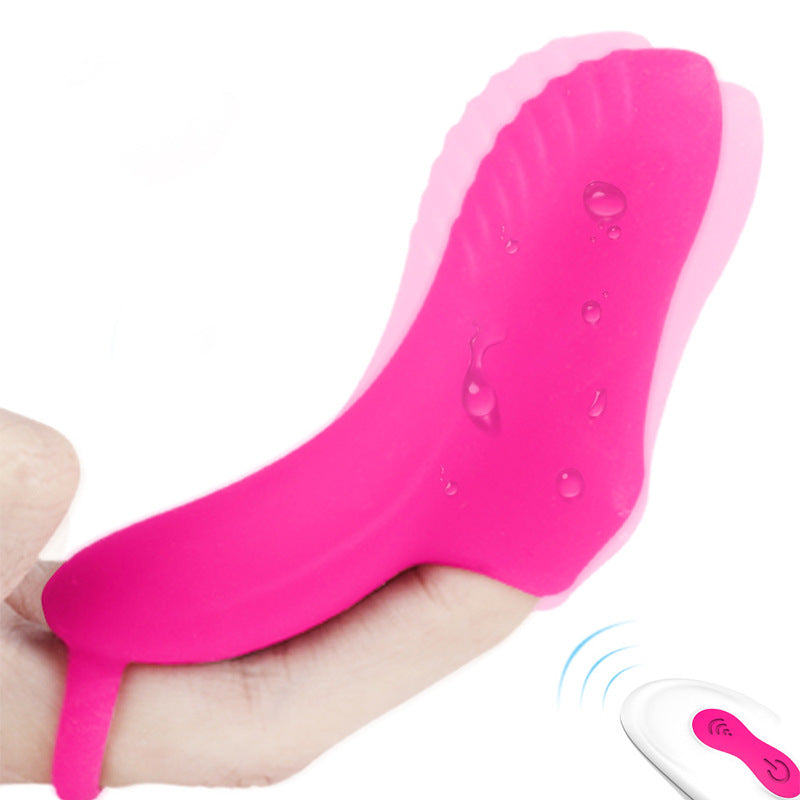 Intimate Finger Vibrator Female Masturbator G-spot Vibrating Finger Sleeve Female Masturbation