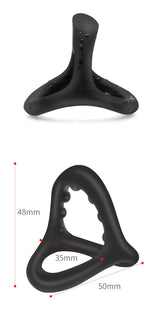 Shark Head Semen Locking Ring Liquid Silicone Male Wearable Prepuce Ring Resistant Ring Physical Delay Adult Products