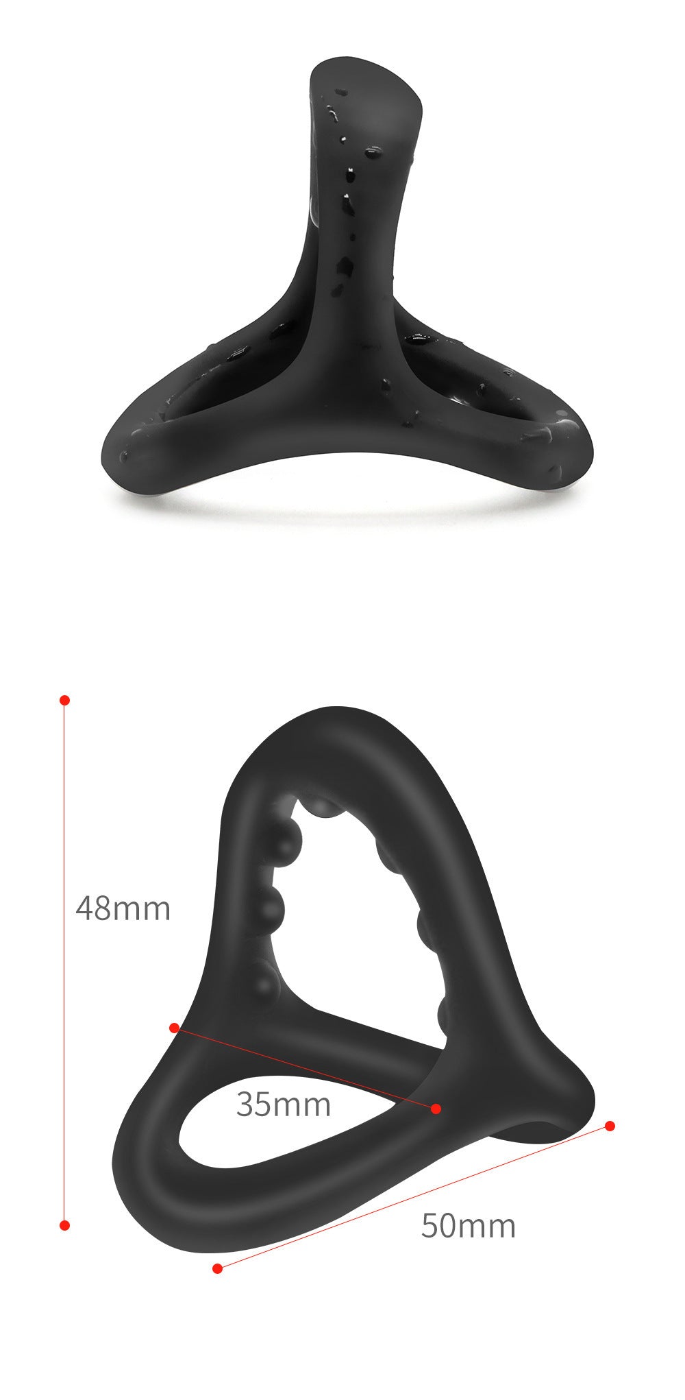 Shark Head Semen Locking Ring Liquid Silicone Male Wearable Prepuce Ring Resistant Ring Physical Delay Adult Products