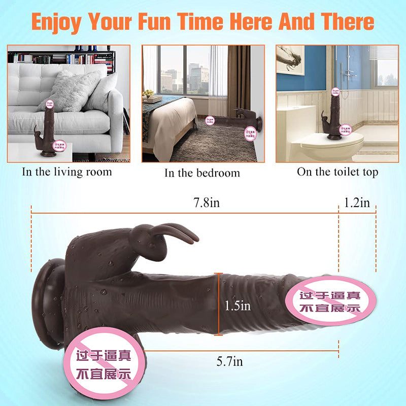 Electric Fake Penis Realistic Dildo Telescopic Vibrating Liquid Silicone Female Masturbator Machine Adult Sex Toys