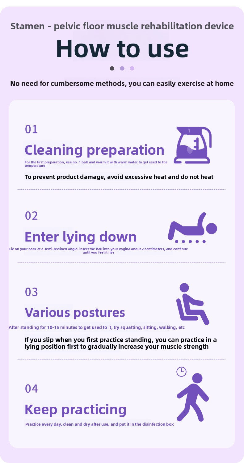 Brand Vaginal Dumbbell Pelvic Floor Muscle Trainer Kegel Ball Supplies Ball