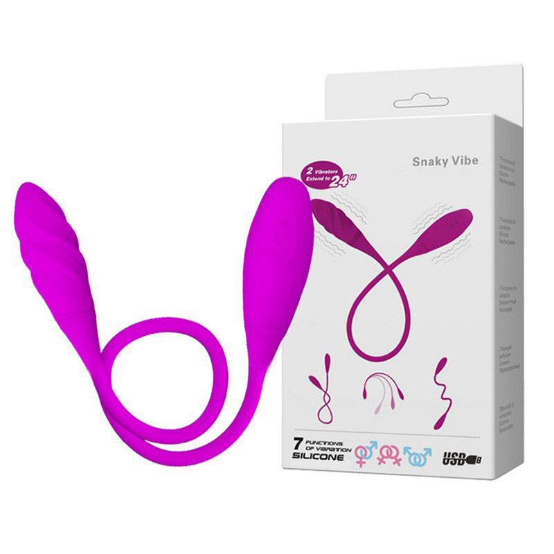 Double-Headed Vibrating AV Egg Female Clitoral Masturbator Instant Orgasm Adult Sex Toys Cross-Border