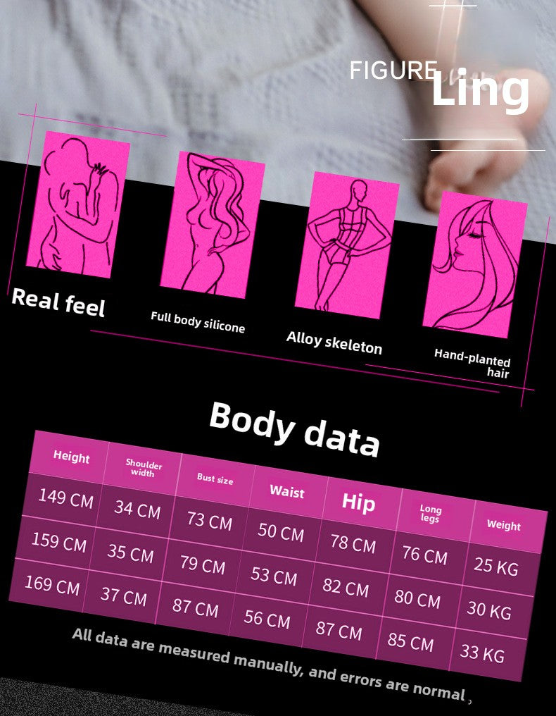 Silicone Doll Life-size Robot Doll Female Liquid Doll Adult Male Masturbation Sex Toy Real Doll