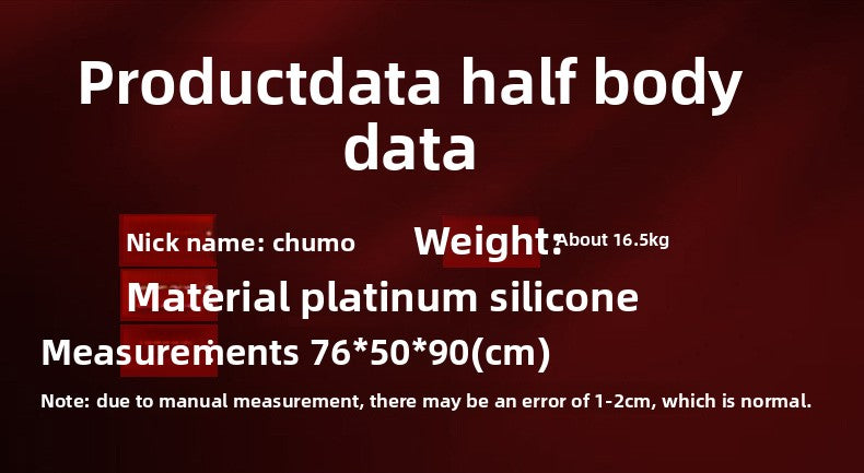 Realistic Full Silicone Half Body Male Toy for Vaginal and Anal Sex Silicone Mold Butt Realistic Doll