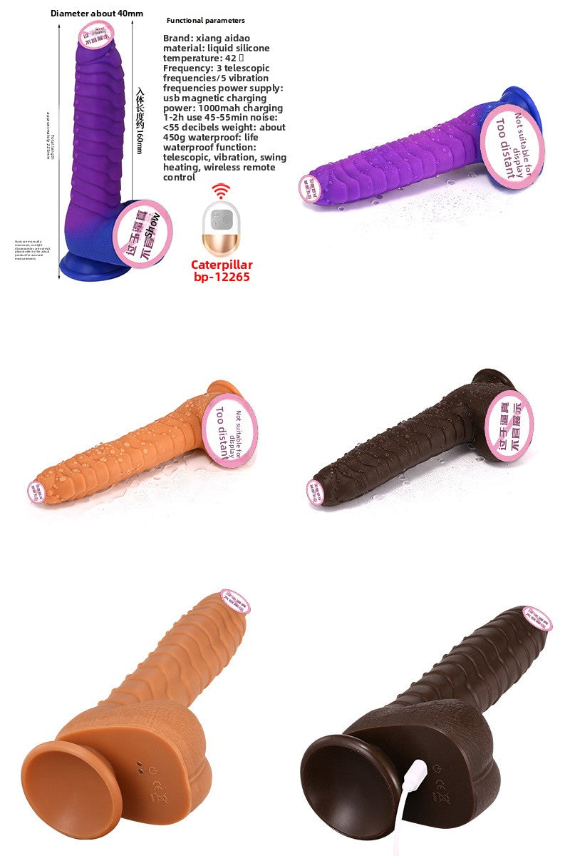 Fake Penis Realistic Telescopic Swinging Dildo Realistic Female Silicone Masturbator Vibrator Adult Sex Toys