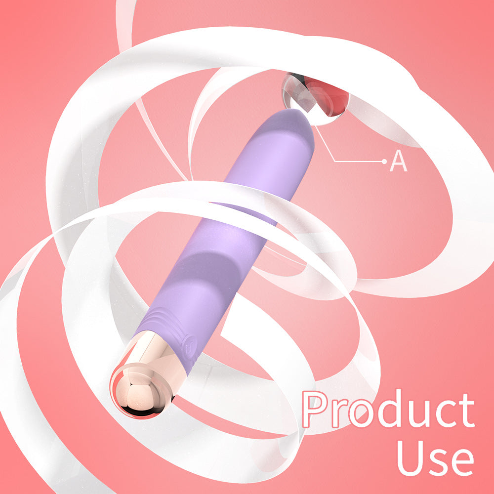 Dot Tide Pen Vibrating Masturbator Female Silicone Toy Small Size Insertable Adult Sex Toy