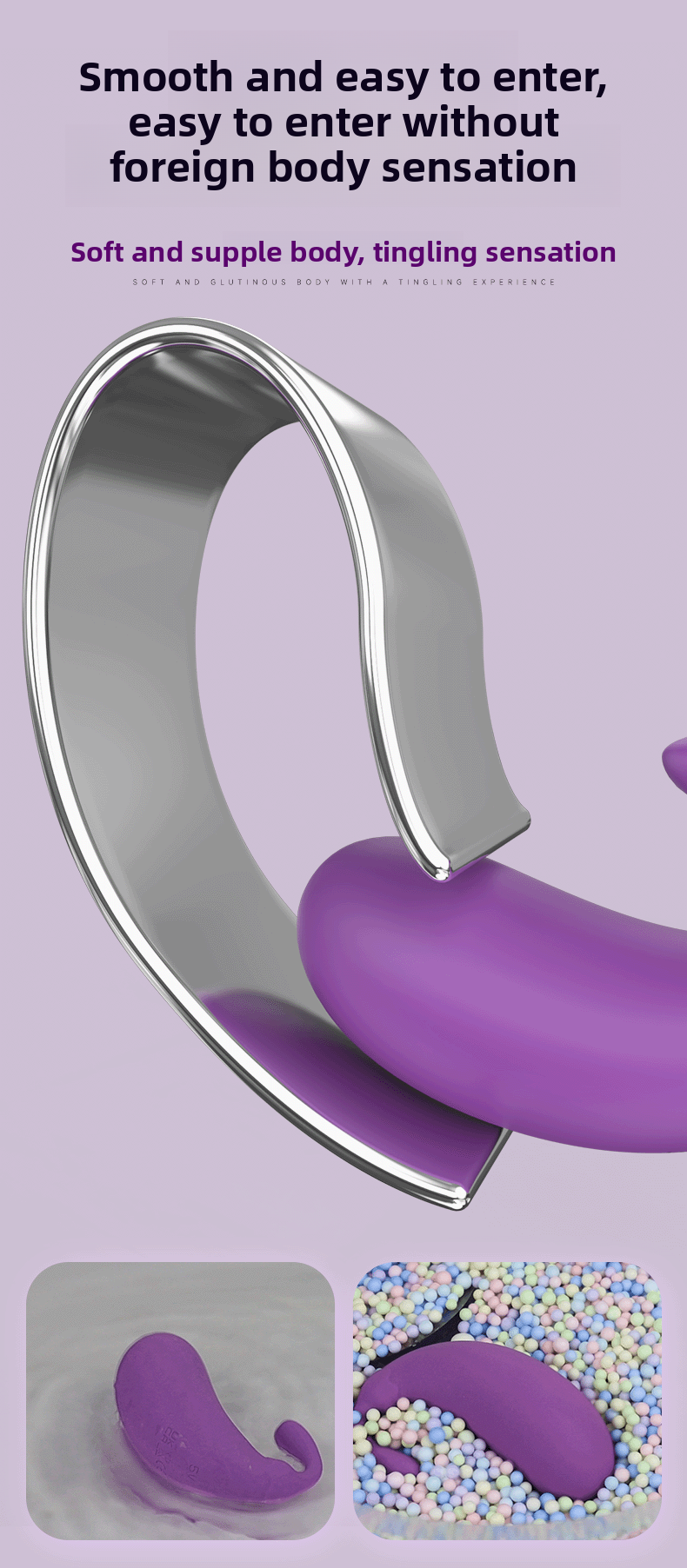 Remote Control Vibrator Egg Full Coverage Wearable Vibrator for Women Dual Point