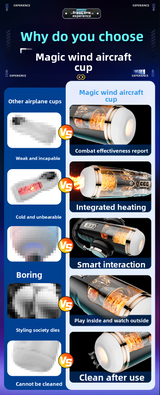 Fully Automatic Telescopic Aircraft Cup Electric Heating Male Masturbation Penis Trainer Adult Sex Toys