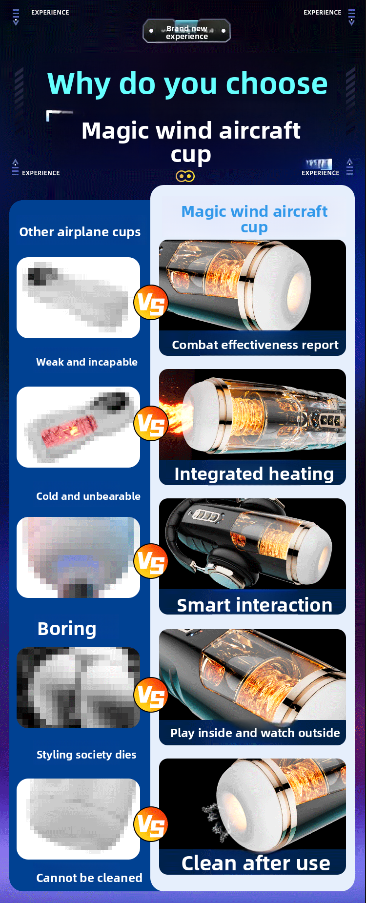 Fully Automatic Telescopic Aircraft Cup Electric Heating Male Masturbation Penis Trainer Adult Sex Toys