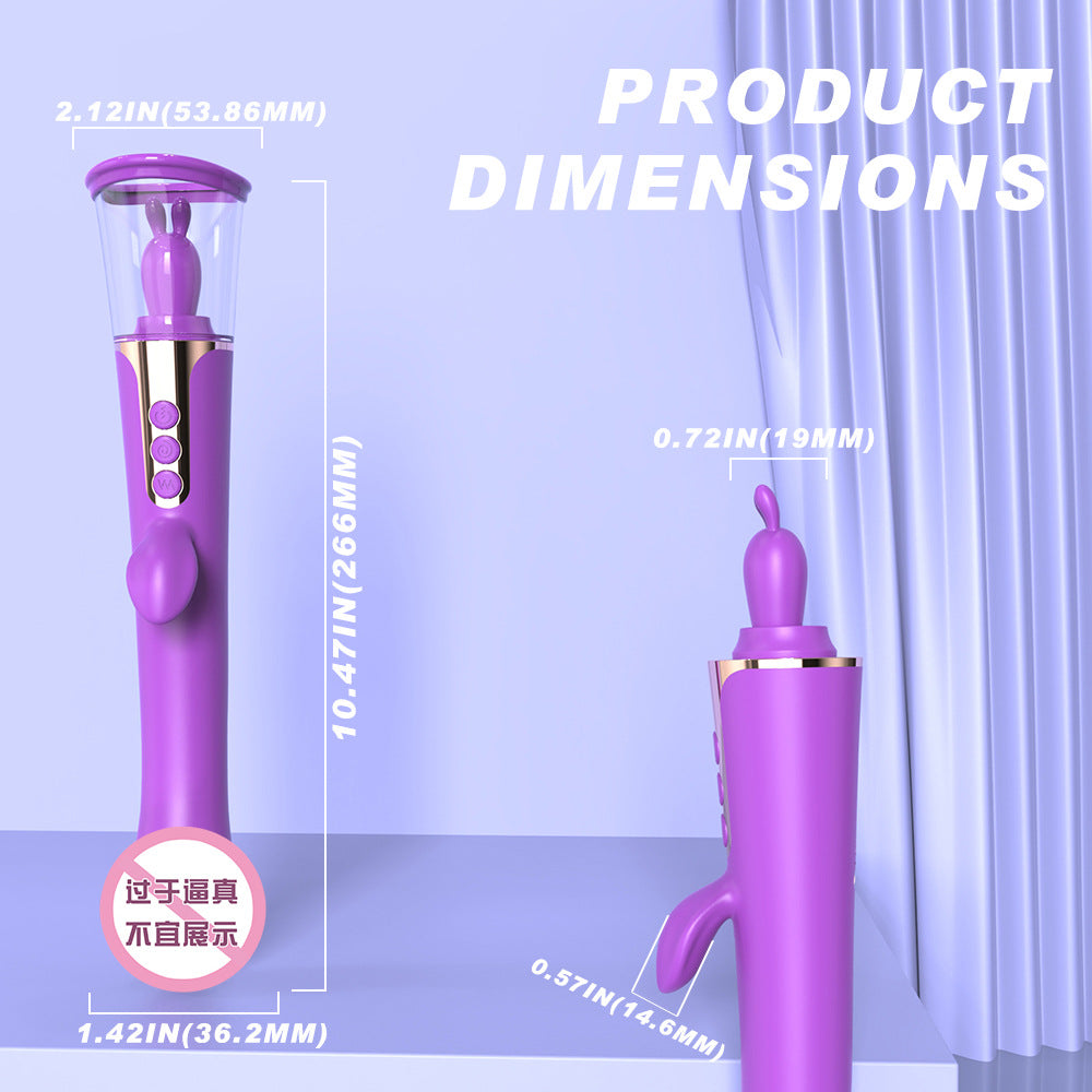 Sucking vibrator into the body for women, adult toy vibrating stick