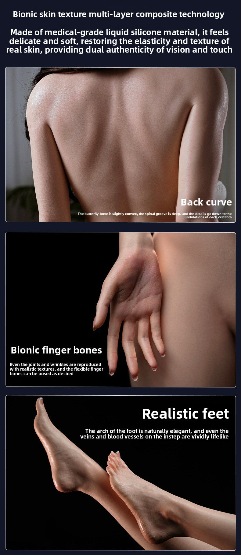 Full Body Silicone Inflatable Doll Full Body Skeleton Adult Male Realistic Sex Toy Silicone Doll