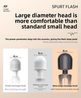 Strong Vibration Shoulder and Neck Massager Muscle Relaxation Female High Frequency Vibration Electric Full Body Meridian AV Massager