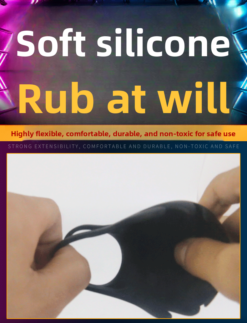 Semen Locking Ring Male Masturbator Testicle Trainer Penis Sleeve Adult Products Semen Locking Vibrating Ring