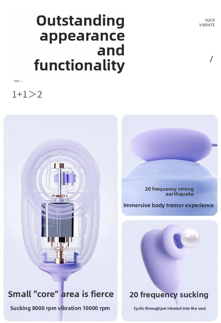 Sucking Vibrating Egg Female Orgasm Masturbator Couple Foreplay Flirting