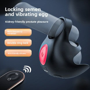 Semen Locking Ring Male Masturbator Testicle Trainer Penis Sleeve Adult Products Semen Locking Vibrating Ring
